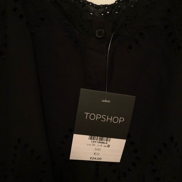 Topshop Broderie Cami Top - Picture 8 of 8